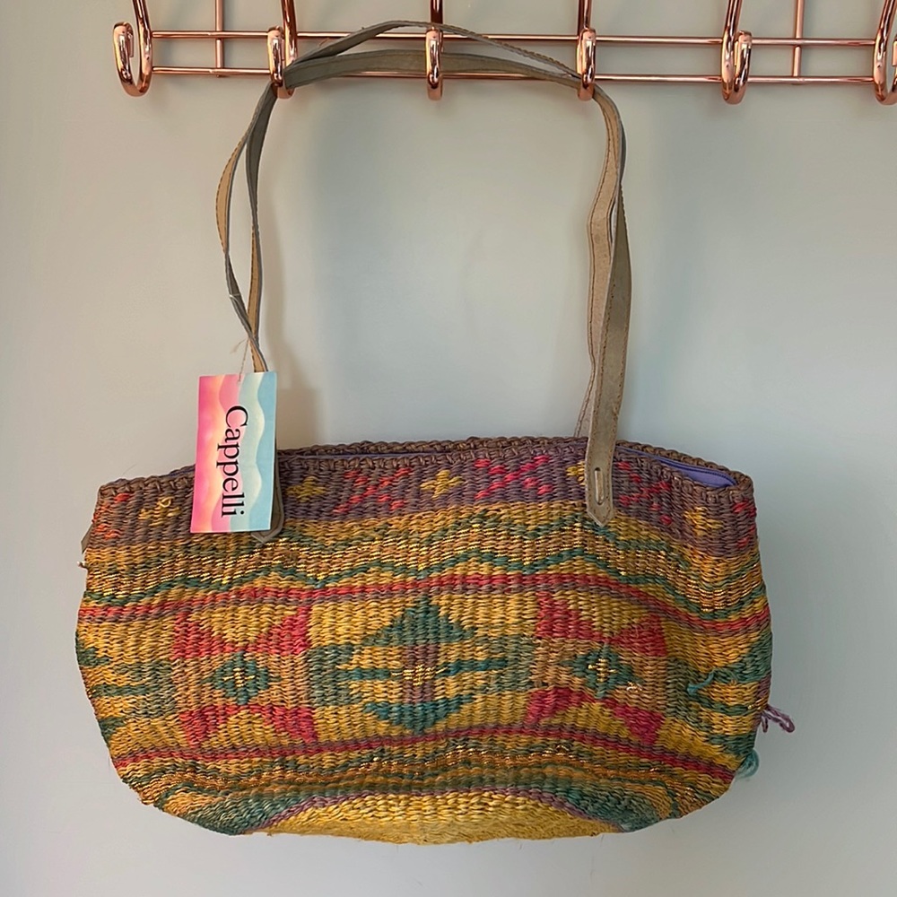 Vintage Cappelli Straworld shoulder bag